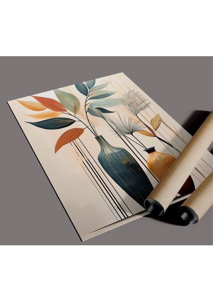 Rosa Art Çerçevesiz Poster Vazo ve Bitki Temalı Dijital Baskı Poster, Ev, Ofis, Salon Dekorasyo, Çerçeve Için Poster fırsatları