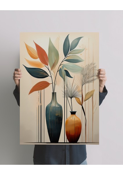 Rosa Art Çerçevesiz Poster Vazo ve Bitki Temalı Dijital Baskı Poster, Ev, Ofis, Salon Dekorasyo, Çerçeve Için Poster indirimleri