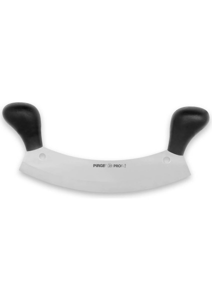 71120 Profi Kıyma, Pizza Satır, Zırh Bıçağı 26 cm - Siyah Çift Saplı