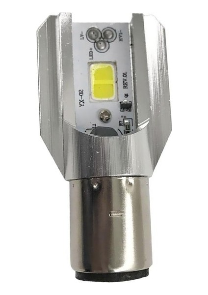 Power LED 12V 35/35W Kesik Tip Ampul Carub S2 Beyaz Işık