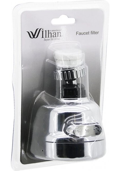 Vakumlu Topaç Krom - Kademeli Tek Oynar Başlık Kubar - Batarya Ucu (K95)