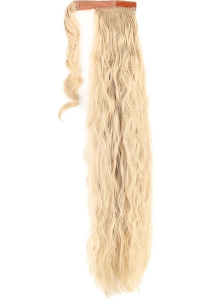 Bağlamalı Kabarık Dalgalı At Kuyruğu / Kumral Beyaz Platin Röfleli modelleri