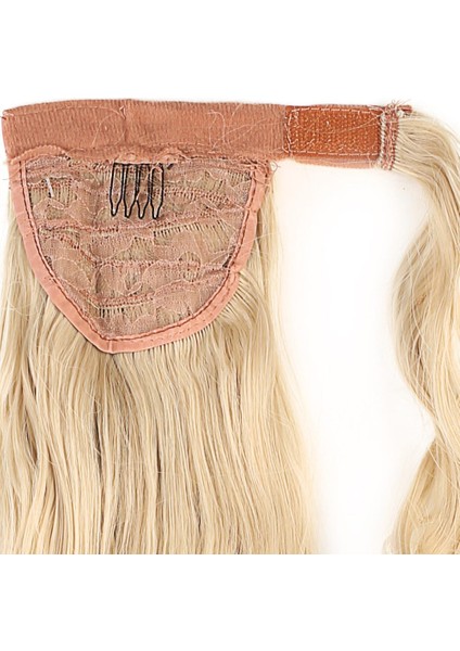 Bağlamalı Kabarık Dalgalı At Kuyruğu / Kumral Beyaz Platin Röfleli indirimleri