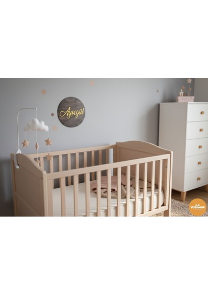 Kişiye Özel Ahşap Isimlik, Bebek Odası Çocuk Odası Duvar Dekoru, Lazer Kesim Dekoratif Duvar Süsü