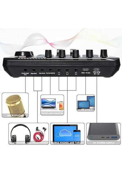 Profesyonel Kondansatör Mikrofon Seti Ayarlanabilir Stand USB Pc Bağlantılı Youtube Karaoke Podcast