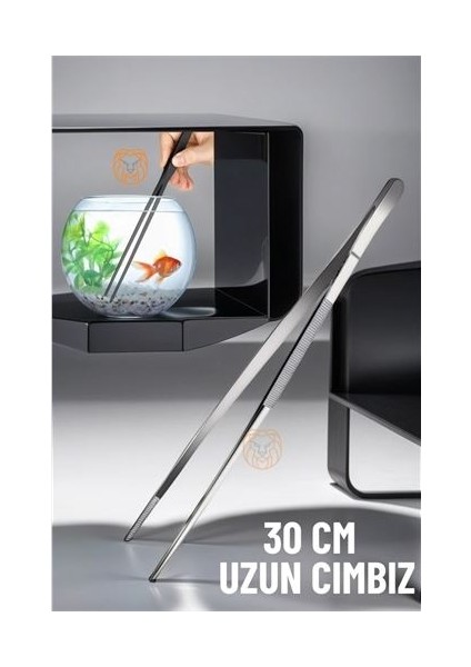 bulurum uzun 30 cm çelik cımbız karjalainen design