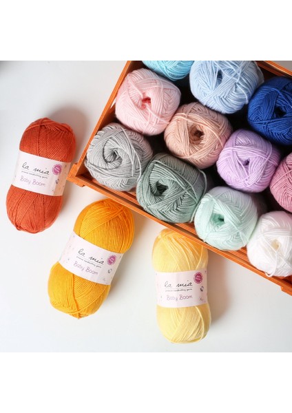 La Mia Baby Boom Yeşil El Örgü Ipi - 444 - 34308 fırsatları
