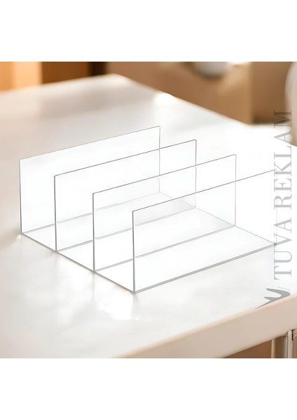 Şeffaf Pleksi 3 Bölme Cüzdanlık Çantalık Düzenleyici Organizer (Cüzdan Çanta Organizer) fırsatları