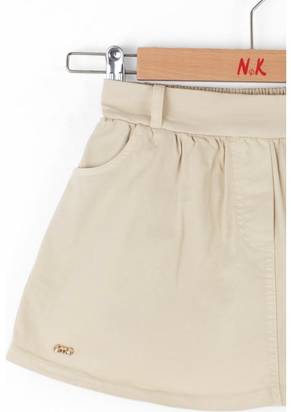 04-08 Yaş Kız Çocuk Vizon Üçlü Takım - Vizon