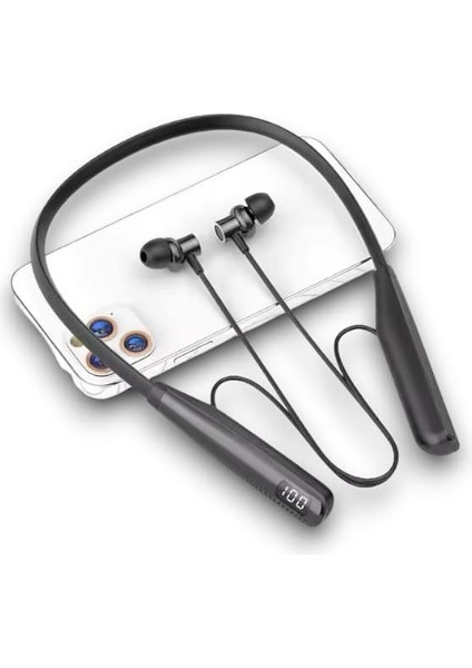 bulurum y12 kablolu kulakiçi silikonlu bluetooth kulaklık