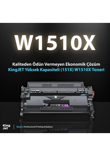 Hp Uyumlu 151X W1510X Yüksek Kapasiteli (10'lu Paket) Muadil Toner Çipli | 4003, Mfp 4103 modelleri