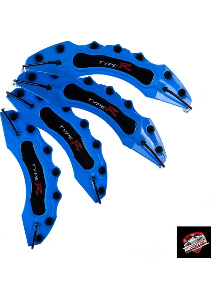 Mavi Type-R 4'lü Kaliper Seti Yapıştırma Logolu fiyatları