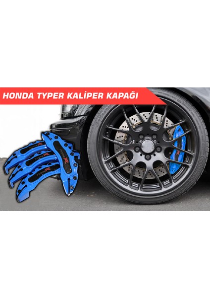 Mavi Type-R 4'lü Kaliper Seti Yapıştırma Logolu fırsatları