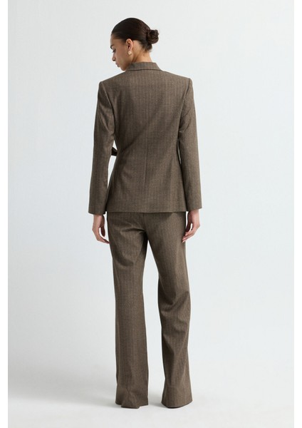 Yandan Bağlamalı Ceket Kahve 11945733001 indirimleri