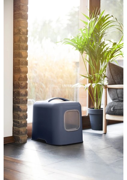 Biala Kapalı Kedi Tuvaleti - Karbon Filtreli ve Kolay Temizlenebilir modelleri