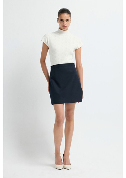 Mini Etek Lacivert 12744218003