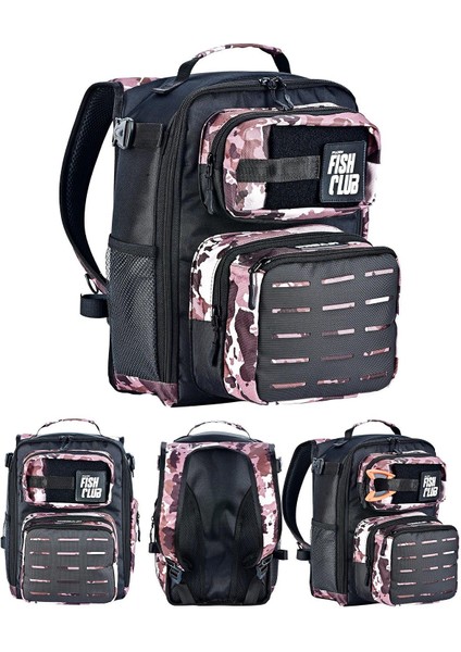 Proaji Back Pack Brown Camo Balıkçı Sırt Çantası