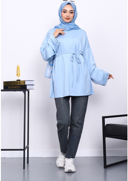 Bebe Mavi Duble Kol Modal Tunik fiyatları