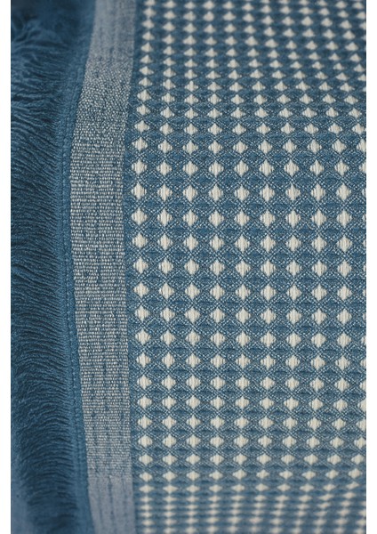 Pamuklu Dokulu Ekru Koltuk Şalı 170X220 cm – Saçaklı Tv Battaniyesi & Dekoratif Koltuk Örtüsü fiyatları