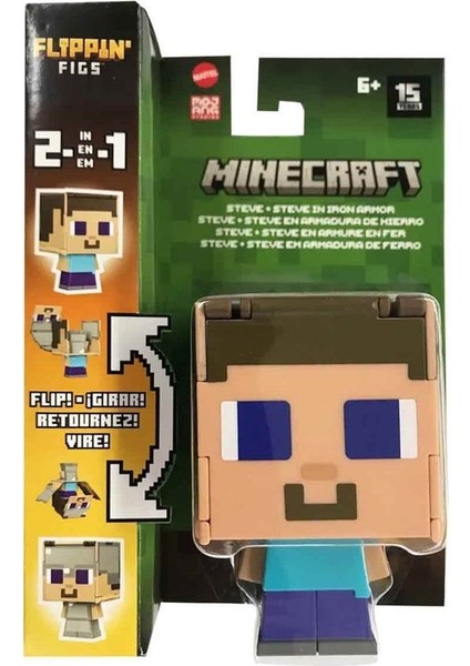 HTL43 Minecraft Flippin' Figs 2si 1 Arada Figürler