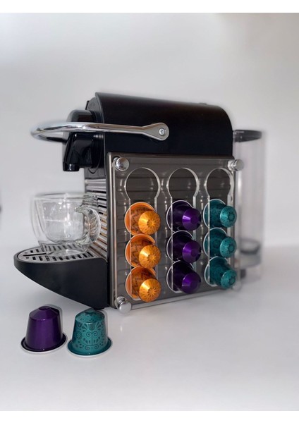 Nespresso Uyumlu Mıknatıslı Kahve Kapsül Tutucu Kutusu Düzenleyici