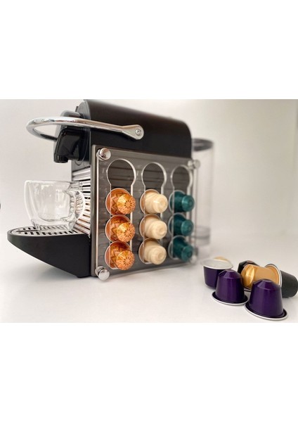 Nespresso Uyumlu Mıknatıslı Kahve Kapsül Tutucu Kutusu Düzenleyici modelleri