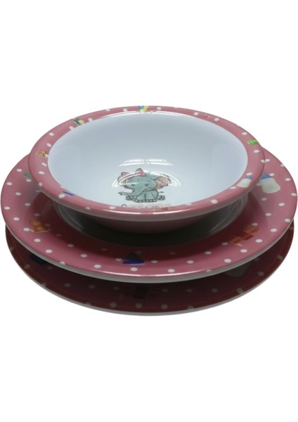 Fıtıfıtıbebe Desenli Çocuk Mavi Yemek Tabağı Seti -Mama Yemek Tabağı-Ek Gıda Tabağı modelleri