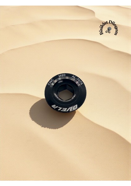 Bisiklet Aynakol Kapağı Vidası - Alüminyum Alaşım Krank Sabitleme Cıvatası Siyah