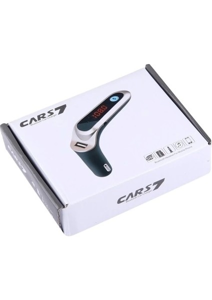 Cars7 Bluetooth Hafıza Kart Girişli 4.0 Araç Kiti Çakmaklık Mp3 Fm Transmitter