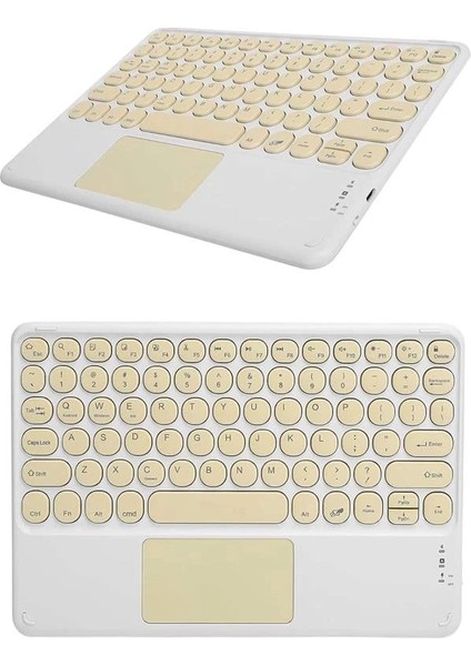 Bluetooth Touchpad Klavye Ultra Ince Taşınabilir Q Klavye indirimleri
