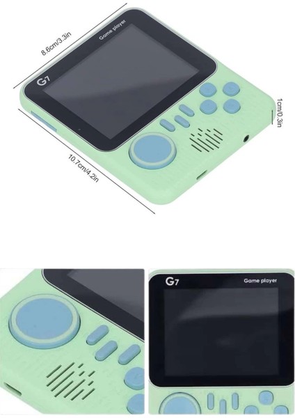 666 Oyunlu Retro El Konsolu Atari 3.5 Inç Taşınabilir Oyun Konsolu fırsatları