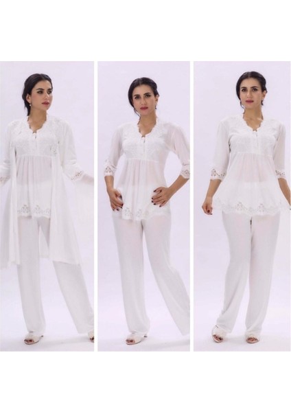 3011 Sabahlıklı Lohusa Pijama Takımı