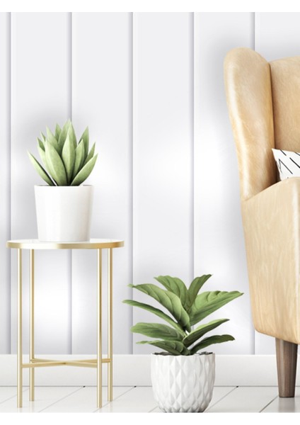 Çizgili Lambri Desenli Isı ve Ses Yalıtımlı Sağlıklı Tekstil Duvar Kağıdı modelleri