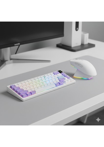 AK650 Tft Ekranlı 3 Modlu Oyuncu Klavyesi + 139 V2 Mc Profesyonel Oyuncu Mouse Seti indirimleri