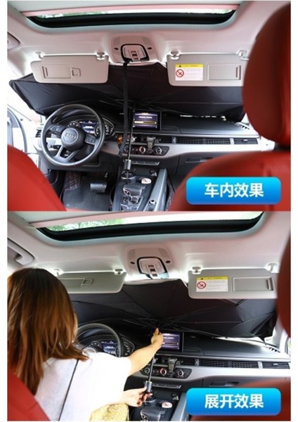 Araç Oto Güneşlik Katlanabilir Şemsiye Ön Cam Güneşlik Güneş Gölge Koruyucu Tüm Modellere Uyumlu Cn fiyatları