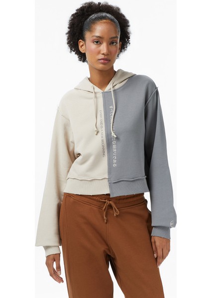 Unıted4 Kadın Gri Hoodie.tas