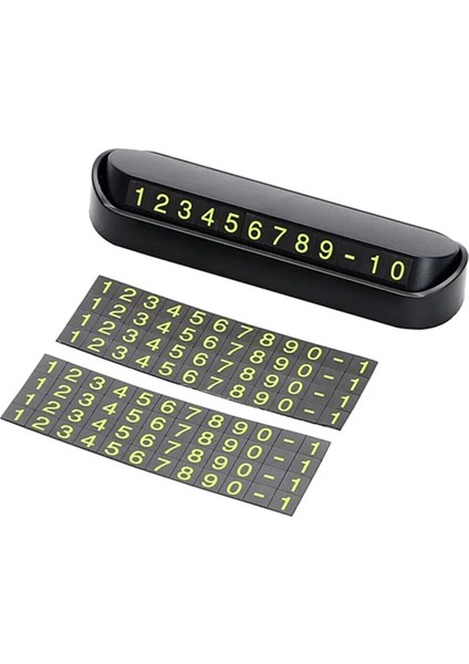 Oto Park Numaratörü Telefon Numarası Ön Cam Park Tel Numaralık Fosforlu Cam Kartı Oto Aksesuarları