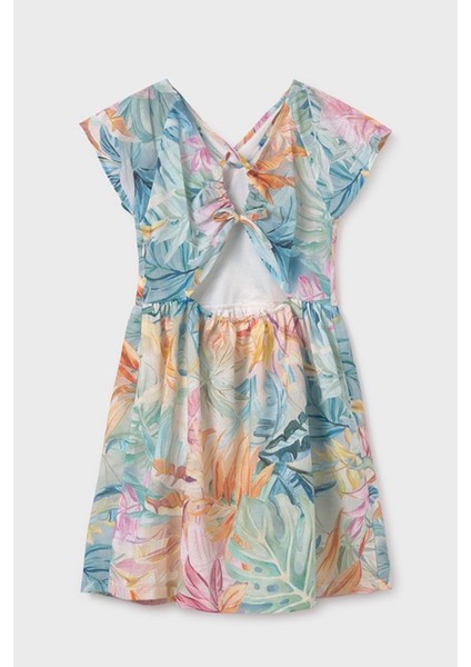 Kız Çocuk 10-16 Yaş Çiçek Desenli Elbise 6991 Pembe indirimleri