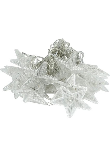 16 Yıldızlı LED Işıklı 8 Modlu Gün Işığı Dekoratif Saçaklı Yıldızlı Perde LED indirimleri