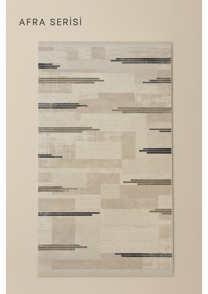 Afra Serisi Leke Tutmaz Kolay Temizlenir Toz Yapmaz Modern Akrilik Halı