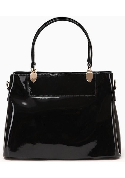 Siyah Rugan Kadın El ve Omuz Çantası 930120 modelleri