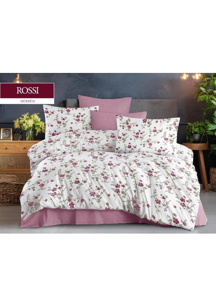 Rossı Mürdüm Tek Kişilik Nevresim Takımı