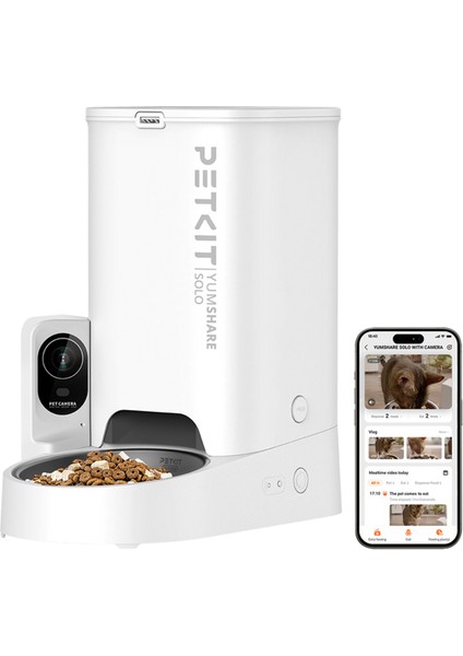 Purobot Ultra Akıllı Kedi Tuvaleti Beyaz, Petkit Yumshare Solo Kameralı Akıllı Mama Kabı, Petkit Eversweet Max Akıllı Su Pınarı modelleri