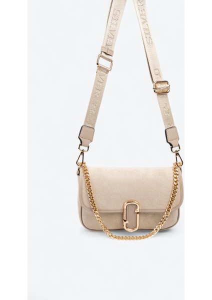 SP1171 Kadın Omuz Çantası Süet Bej-Kum indirimleri