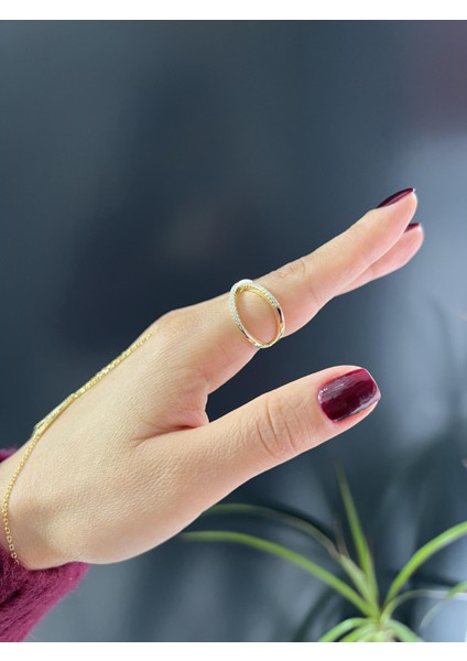 Taşlı Küçük Çapraz Gümüş Yüzük fiyatları