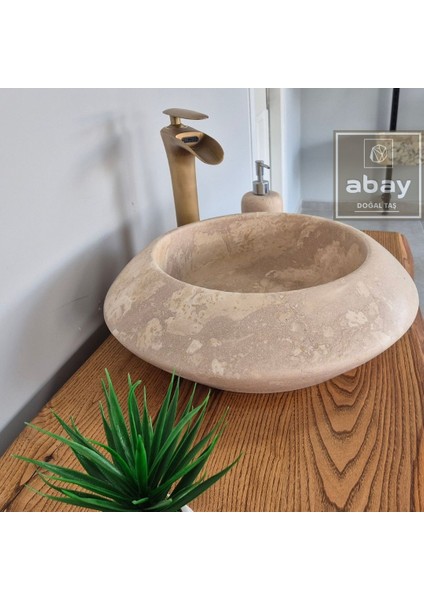 Traverten Ufo Model Çanak Lavabo fiyatları