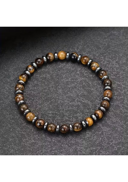 Kaplan Gözü Doğal Taş Bileklik