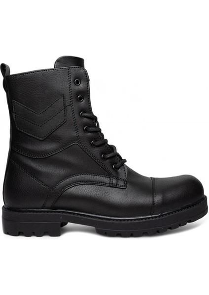 Cnt Siyah Kauçuk Kaymaz Taban Erkek Postal Bot NSB932