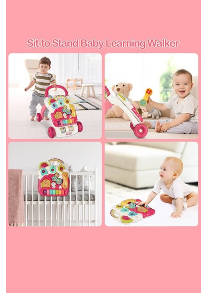 Sesli Işıklı Piyanolu Yürüteç Aktivite Oyun Masası 4 In 1 indirimleri