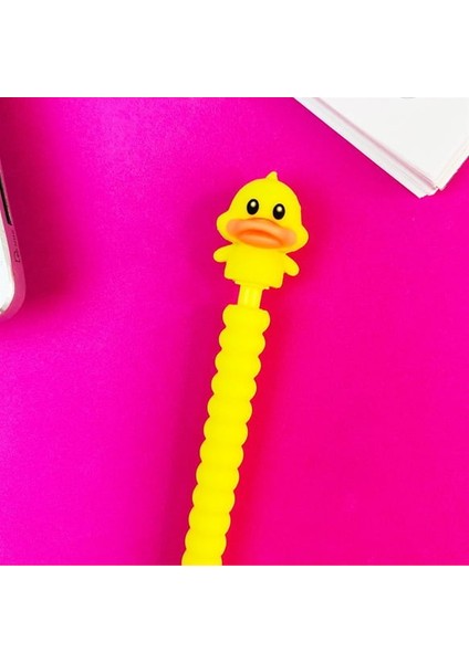 Ördek Figürlü Sevimli Karekter 0,7 Uçlu Kalem ( 1 Adet )